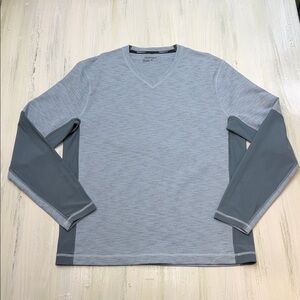 Nike Golf Tour Performance Dri-FIT Shirt - Gray/Blue Sz L